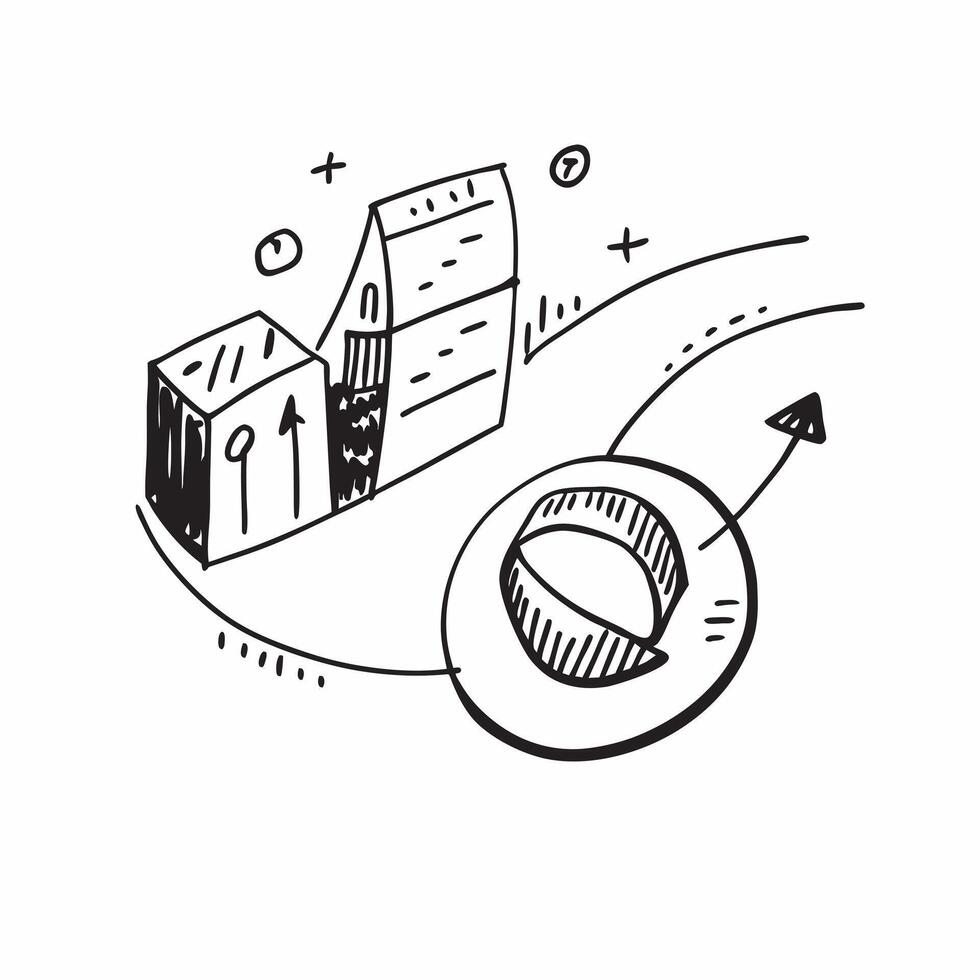 Gap analysis icon with ample space for text and graphics concept as An iconographic gap analysis design offering ample space for both text and graphics perfect for illustrating com Dynamic vector