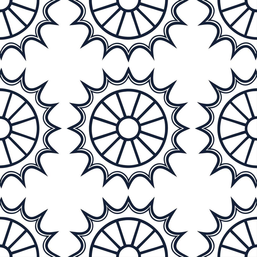 Futuristic seamless pattern featuring innovative techno geometrics and sharp angular details arranged in a tiled design with isolated whitebalance clarity concept as Innovative dig Dynamic Set 2 vector