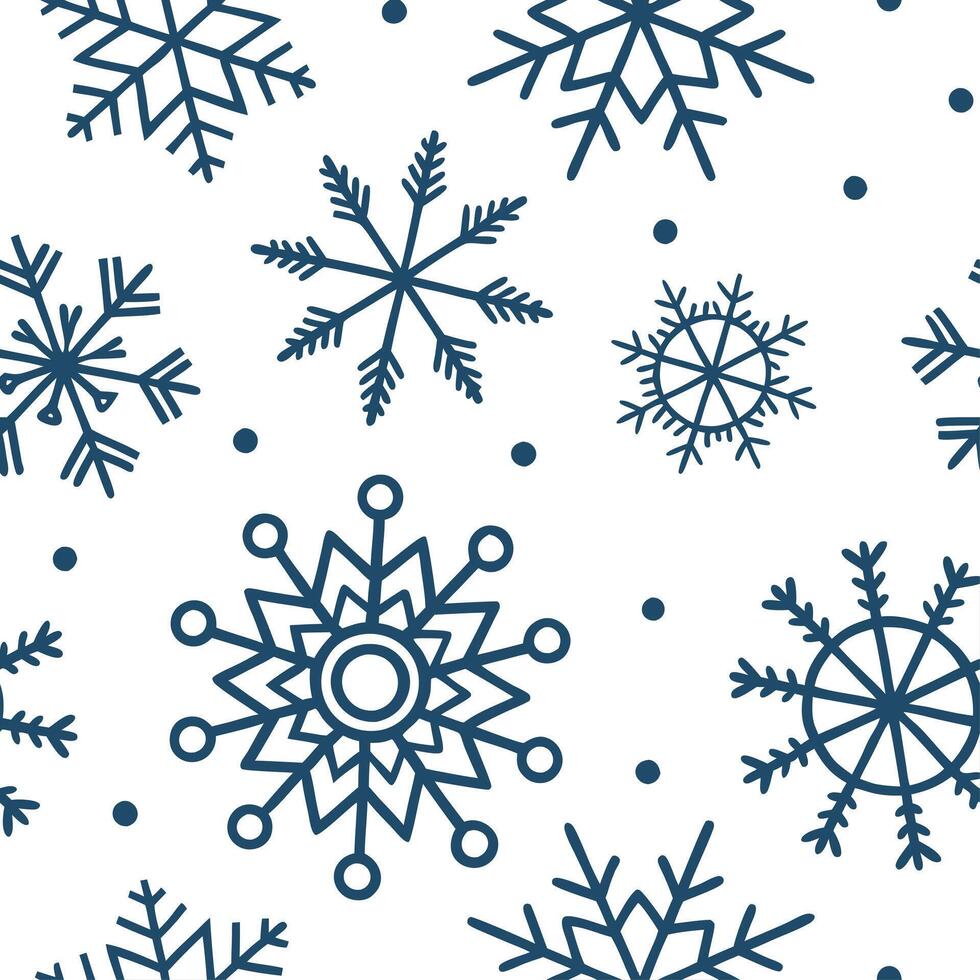 Frosty geometric snowflake seamless tile pattern with modern winter designs concept as Modern winter designs feature geometric snowflakes and frosty patterns in a seamless tile pat Dynamic vector