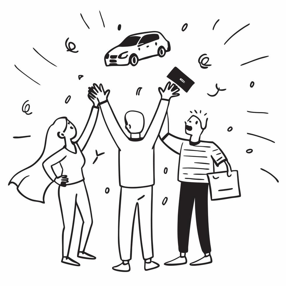 Friends celebrating first car purchase concept as High resolution image of friends celebrating their first car purchase with a glossy backdrop capturing the joy and achievement of Dynamic vector