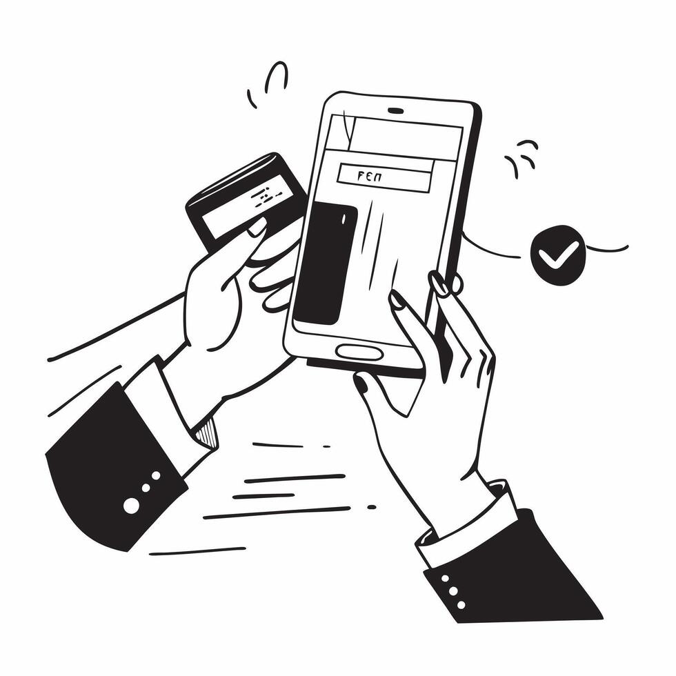 Freelancer receiving payment via mobile app concept as High resolution image of a freelancer receiving payment via mobile app with a glossy backdrop highlighting the ease and flexi Dynamic Set 2 vector