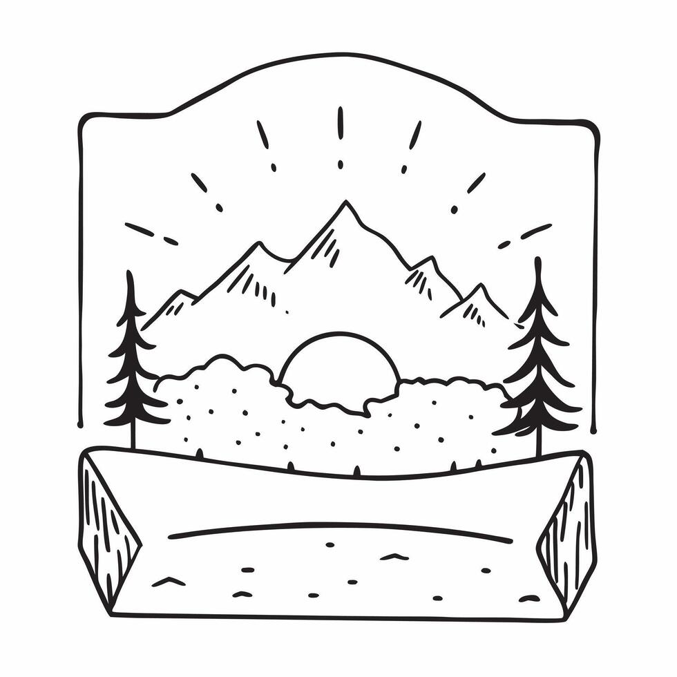 Framed mountain forest vista concept as High resolution image of a framed mountain forest vista with dense woods showcasing the lush and tranquil beauty of a mountain forest in Ph Dynamic vector
