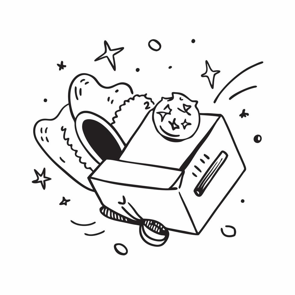 Food delivery illustration with copy space for business reports concept as A visually appealing food delivery illustration with copy space designed to enhance business reports and Dynamic Set 2 vector