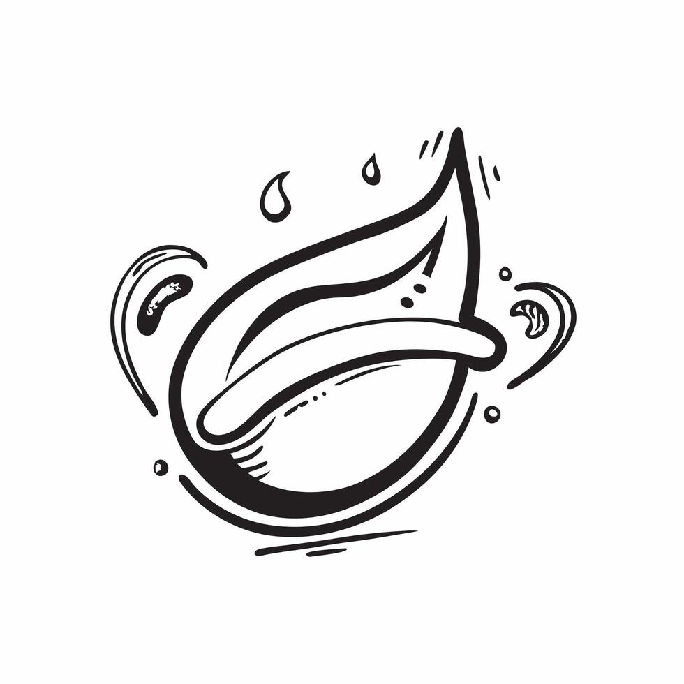 Flat design as Water drop icon with copy space on a minimalist background concept as A image of a water drop icon with generous copy space on a minimalist background ideal f Dynamic Set 3 vector