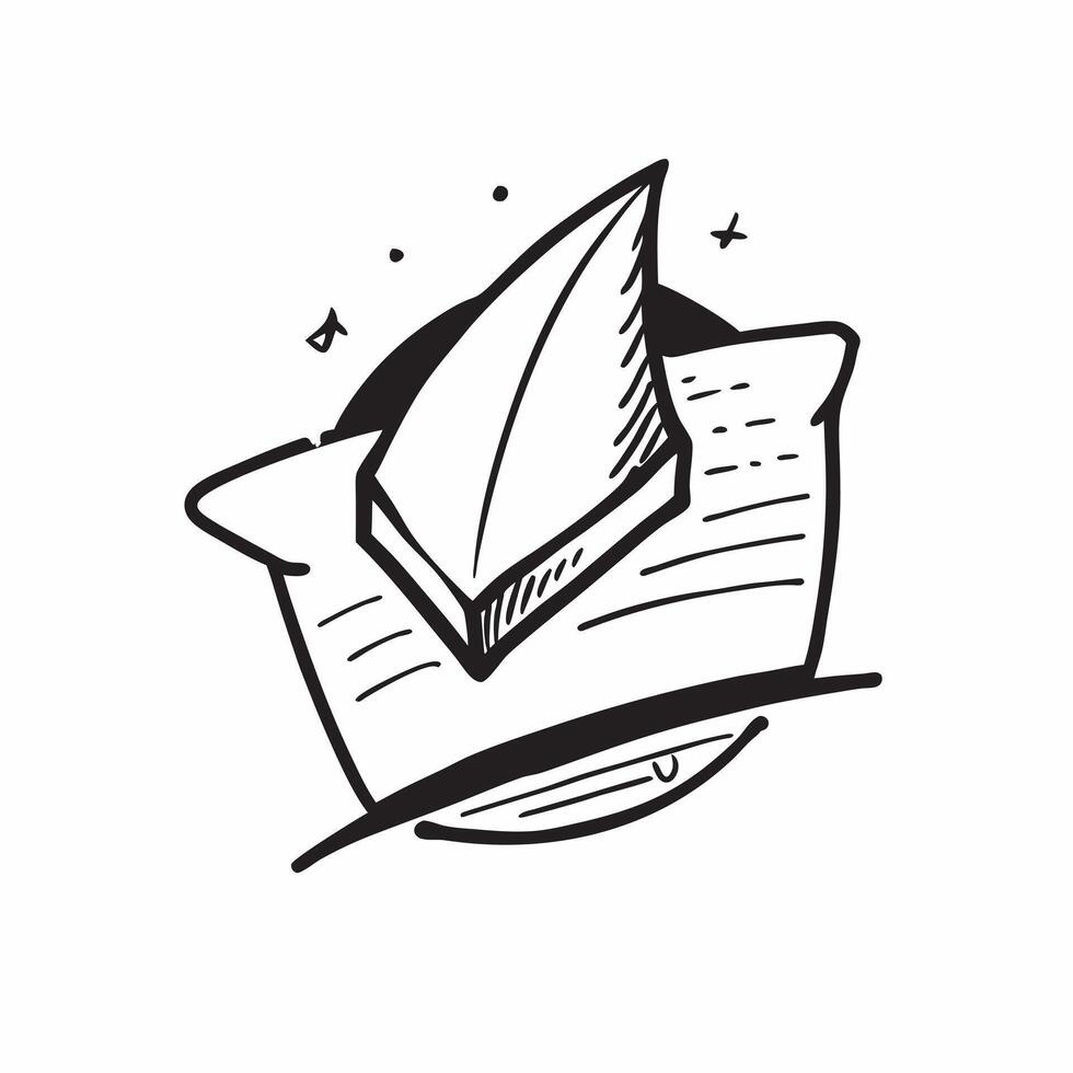 Flat design as Sailboat icon with copy space on a white background concept as A image of a sailboat icon with generous copy space on a white background ideal for adventure a Dynamic vector