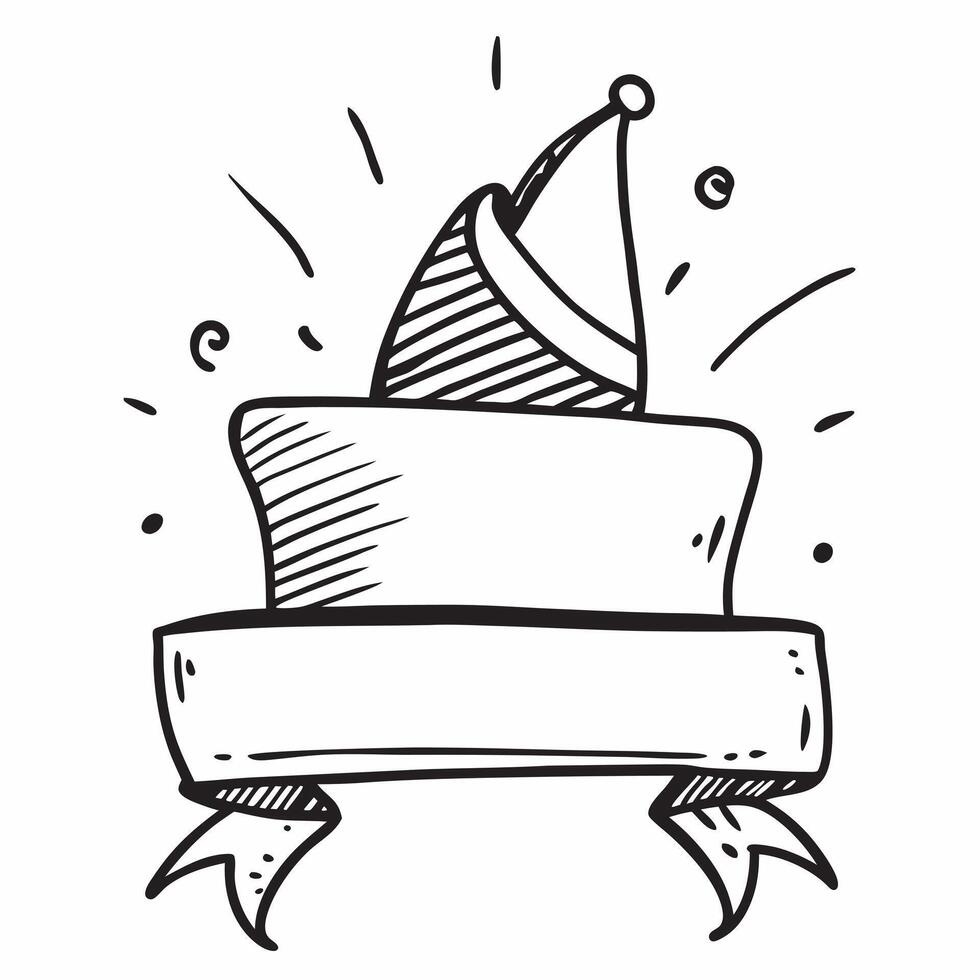 Flat design as Party hat icon with copy space on a white background concept as A image of a party hat icon with generous copy space on a white background ideal for celebrati Dynamic vector