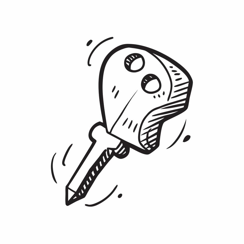 Flat design as Key icon with copy space on a white background concept as A image of a key icon with ample copy space on a white background perfect for security and automotiv Dynamic vector
