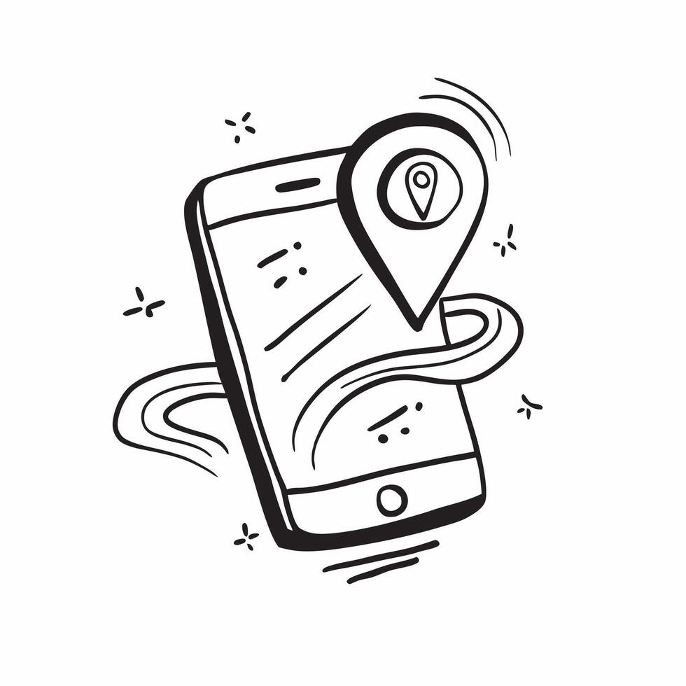 Flat design as GPS icon with copy space on a white background concept as A image of a GPS icon with ample copy space on a white background perfect for navigation and driver Dynamic Set 2 vector