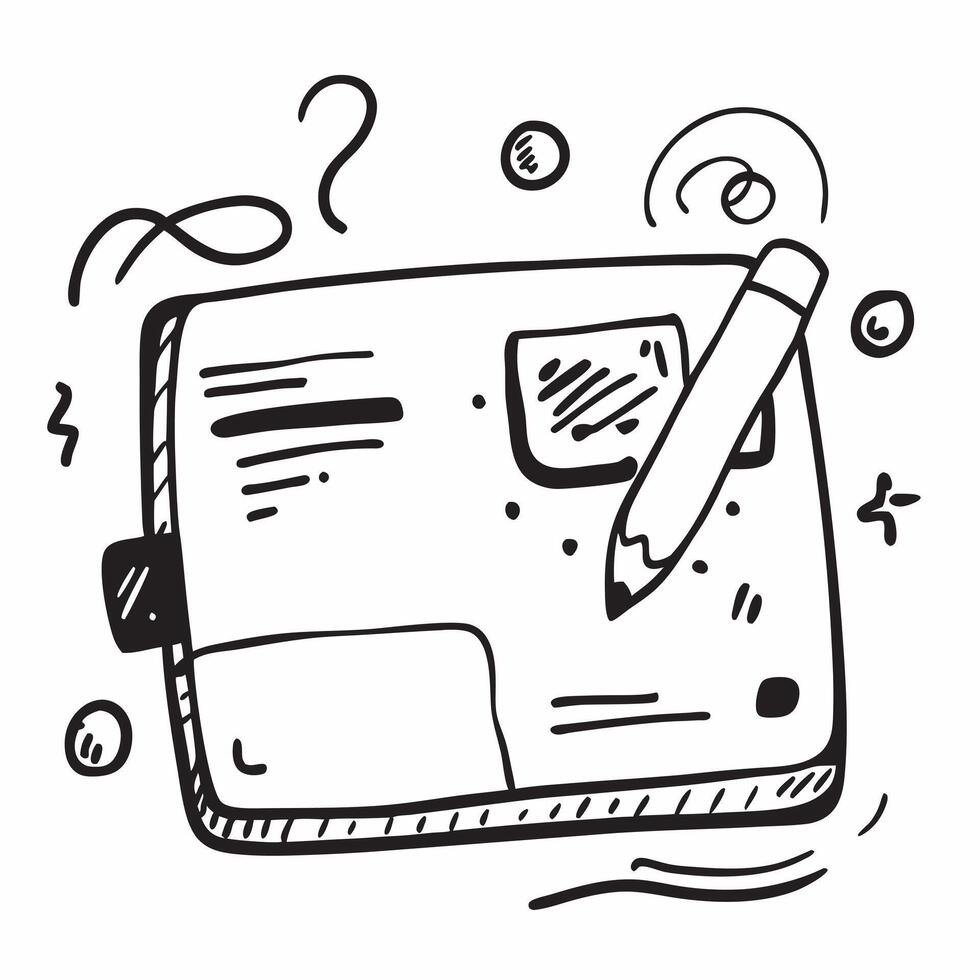 Flat design as Doodle line icon of a laptop concept as A doodle line icon of a laptop symbolizing technology work and business tools perfect for business and tech themed visuals i Dynamic vector