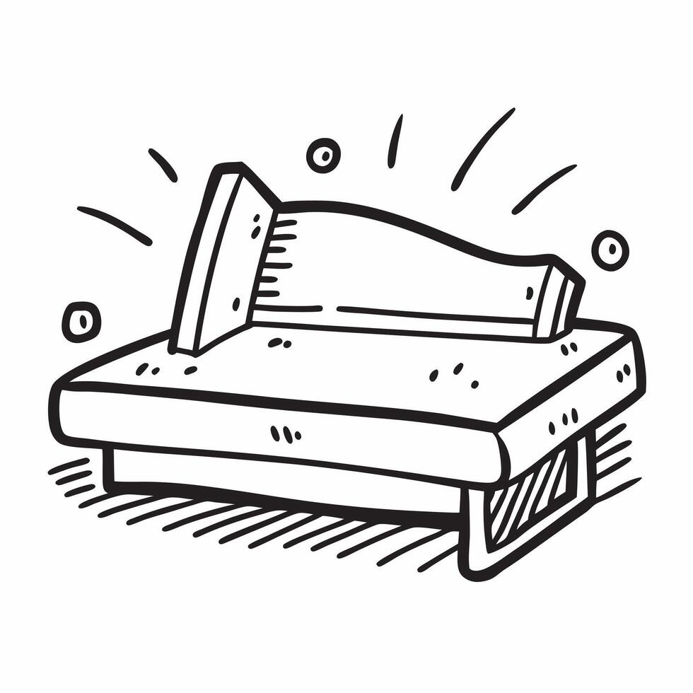 Flat design as Bed icon with copy space on a blue background concept as A image of a bed icon with ample copy space on a blue background perfect for travel and accommodation Dynamic vector