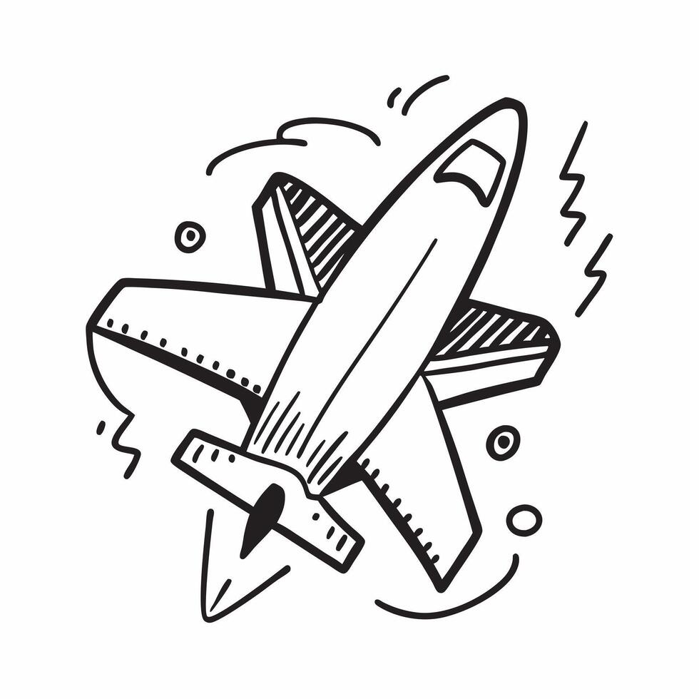 Flat design as Airplane icon with copy space on a white background concept as A image of an airplane icon with generous copy space on a white background ideal for travel and Dynamic vector
