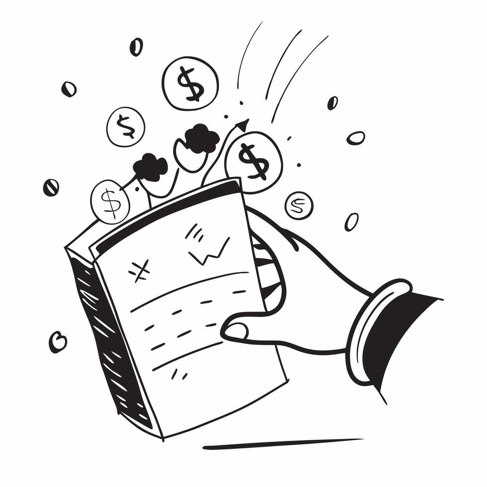 Financial growth illustration with blank area for customizable text concept as A creative depiction of a financial growth illustration featuring a blank area for customizable text Dynamic vector