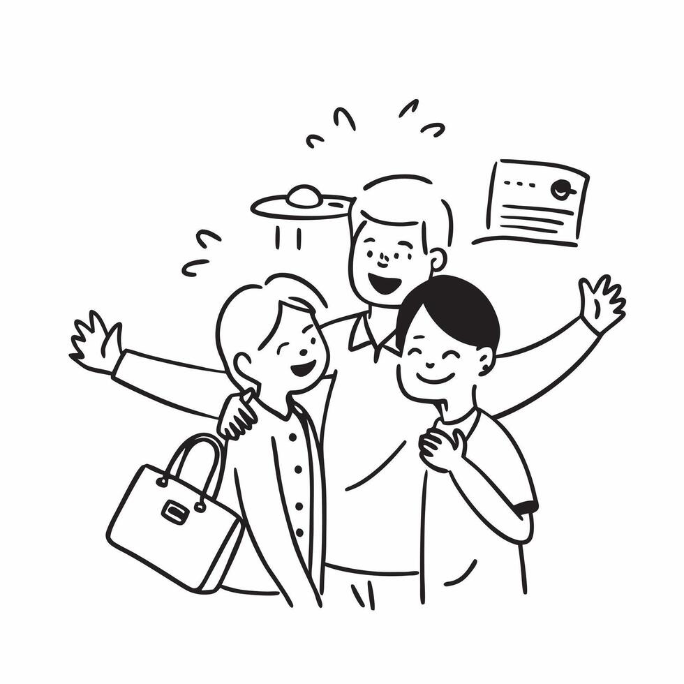 Family reuniting at a holiday destination concept as A family reuniting blended with a holiday destination symbolizing the joy and excitement of family vacations Ideal for travel Dynamic vector
