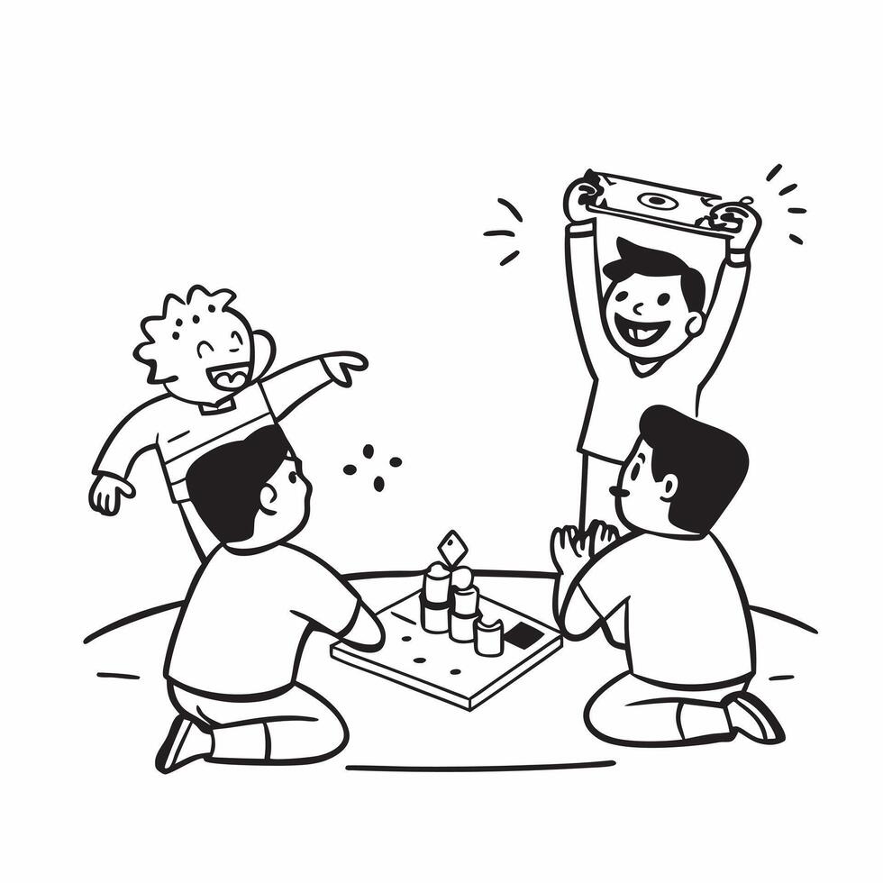 Family playing games at Labor Day picnic concept as High resolution image of a family playing games at a Labor Day picnic with a glossy backdrop highlighting fun and togetherness d Dynamic vector