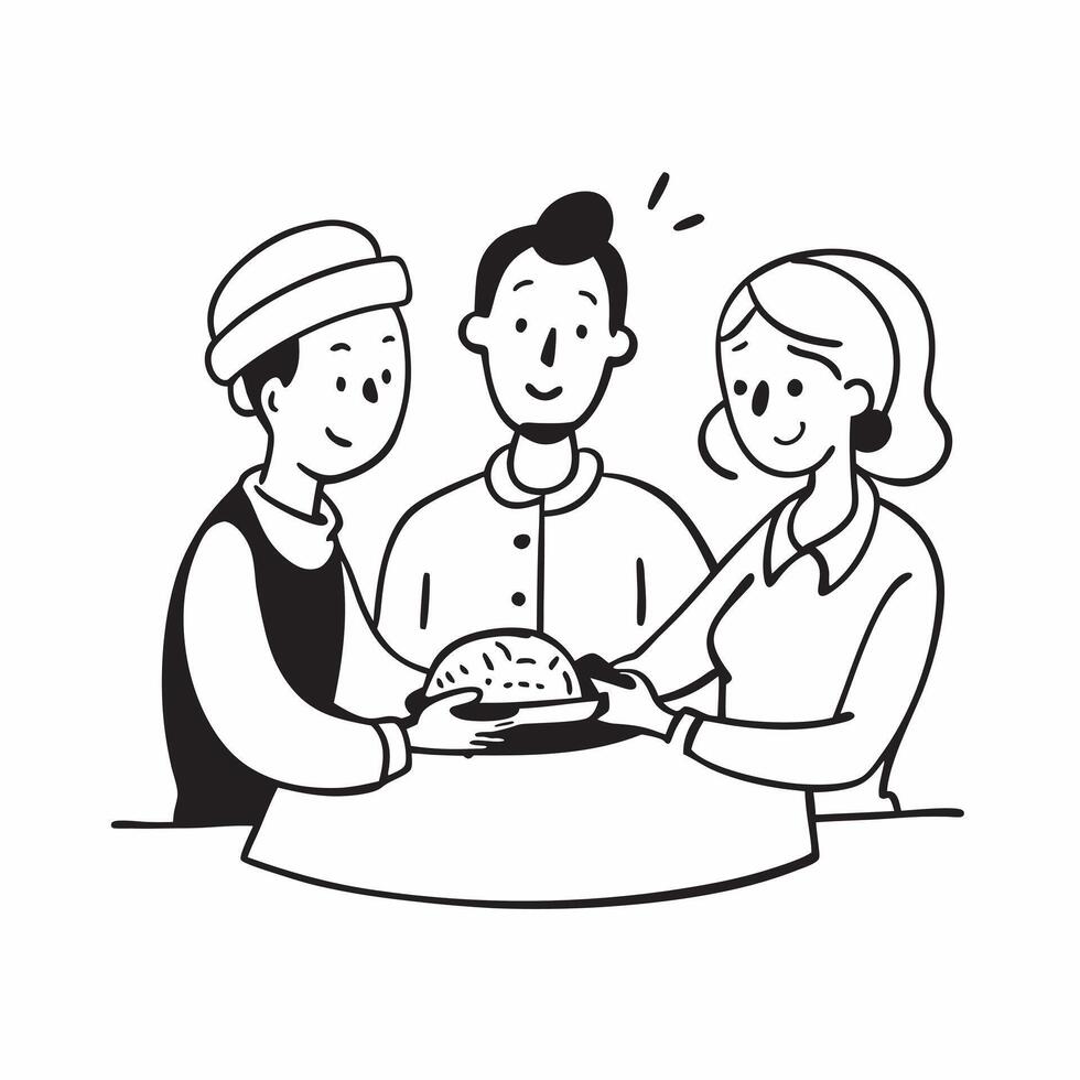 Family holiday dinner concept as High resolution image of a family holiday dinner with a glossy backdrop capturing the warmth and joy of sharing a festive meal together in Photo S Dynamic vector