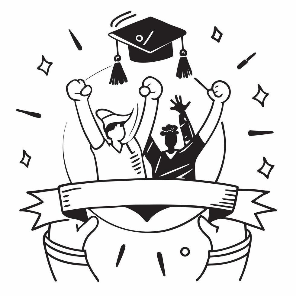 Family graduation party concept as High resolution image of a family graduation party with a glossy backdrop highlighting the pride and joy of celebrating a graduates achievement Dynamic vector