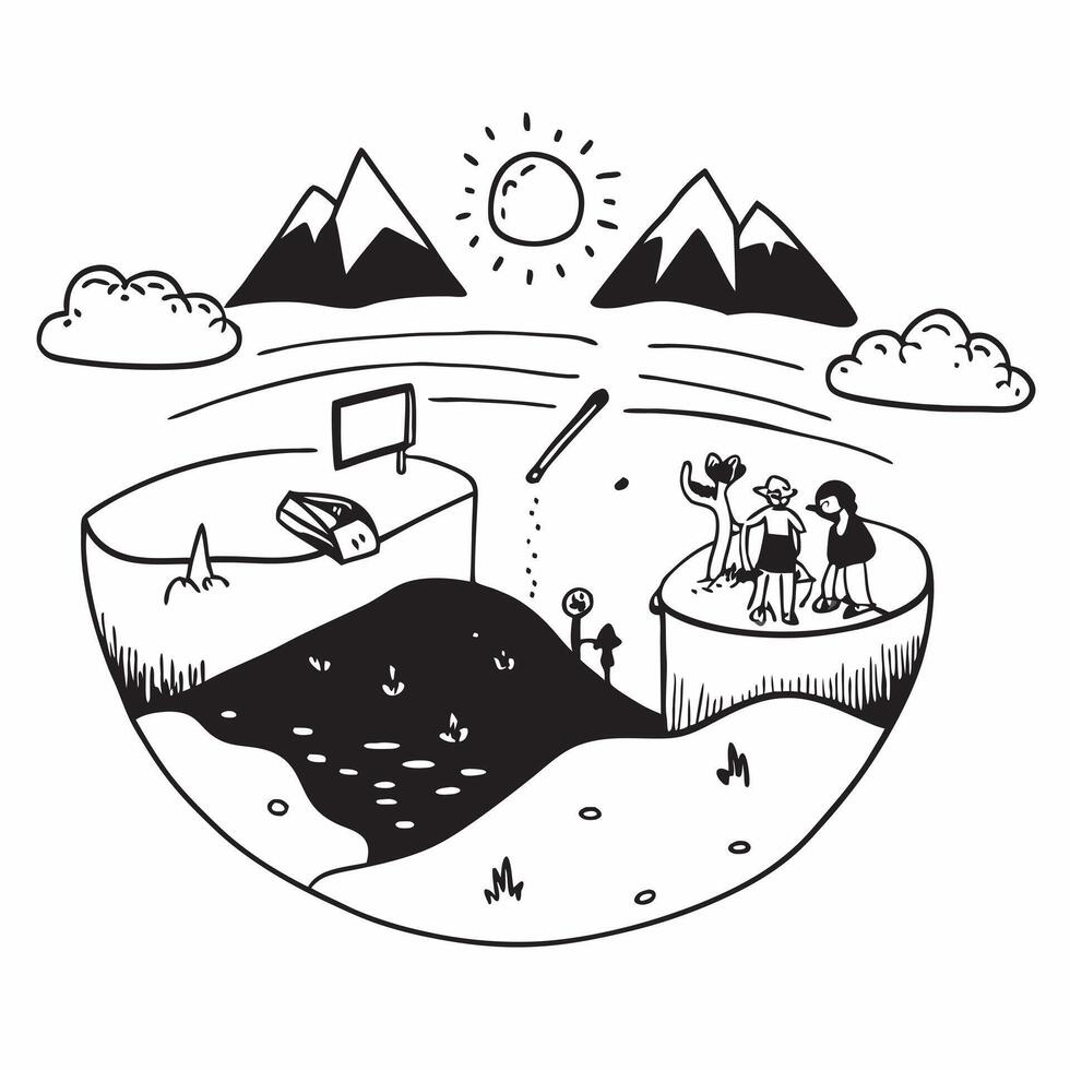 Family enjoying a refreshing swim in a mountain lake concept as High resolution image of a family enjoying a refreshing swim in a mountain lake to escape the heat capturing bonding Dynamic vector