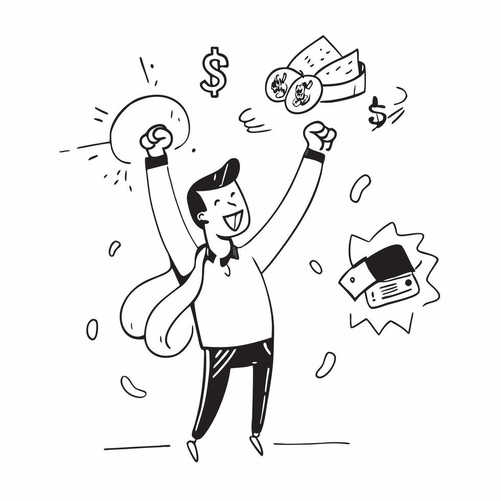 Entrepreneur celebrating a successful investment concept as High resolution image of an entrepreneur celebrating a successful investment capturing joy success and professional achi Dynamic vector