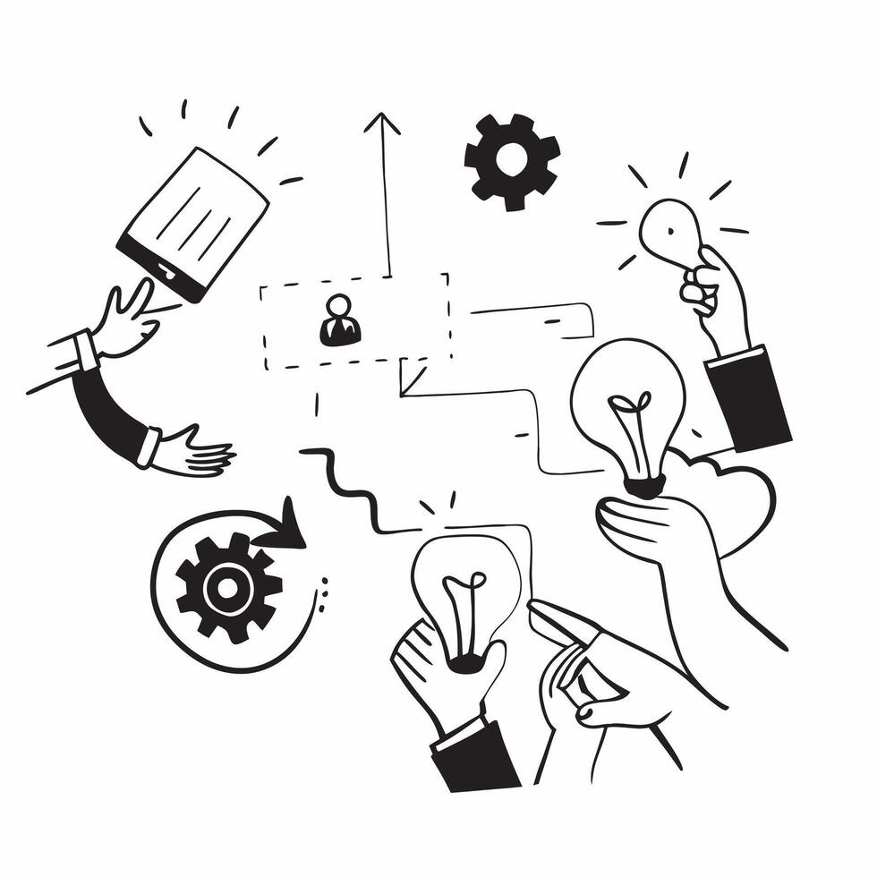 Employees collaborating on innovative solutions concept as High resolution image of employees collaborating on innovative solutions emphasizing creativity teamwork and professional Dynamic Set 2 vector