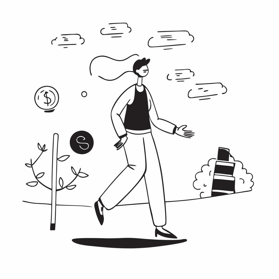 Employee taking a fitness class during lunch break concept as High resolution image of an employee taking a fitness class during lunch break emphasizing the importance of physical Dynamic Set 3 vector
