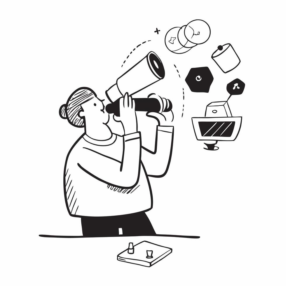 Employee enjoying a creative hobby after work concept as High resolution image of an employee enjoying a creative hobby after work capturing the importance of personal interests fo Dynamic Set 2 vector
