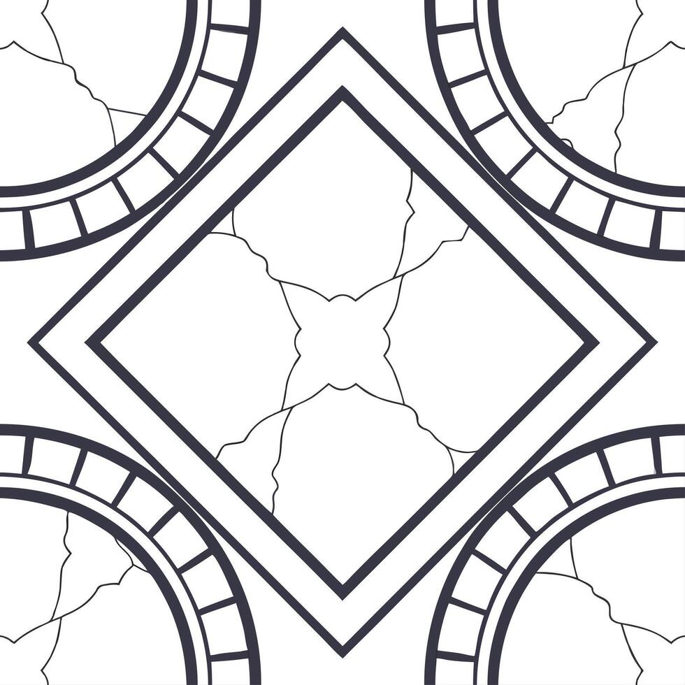 Elegant marble frame seamless tile pattern with luxurious veining and sophisticated style concept as Luxurious marble frames form seamless tile patterns with elegant veining adding Dynamic vector