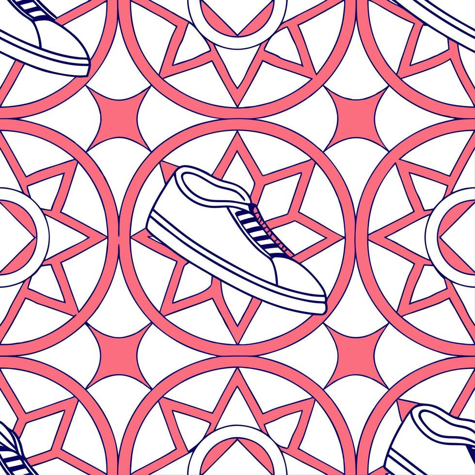 Dynamic seamless tile layout merging futuristic designs and abstract digital motifs with isolated whitebalance to create vibrant hightech artistic environment concept as Dynamic ab Dynamic vector
