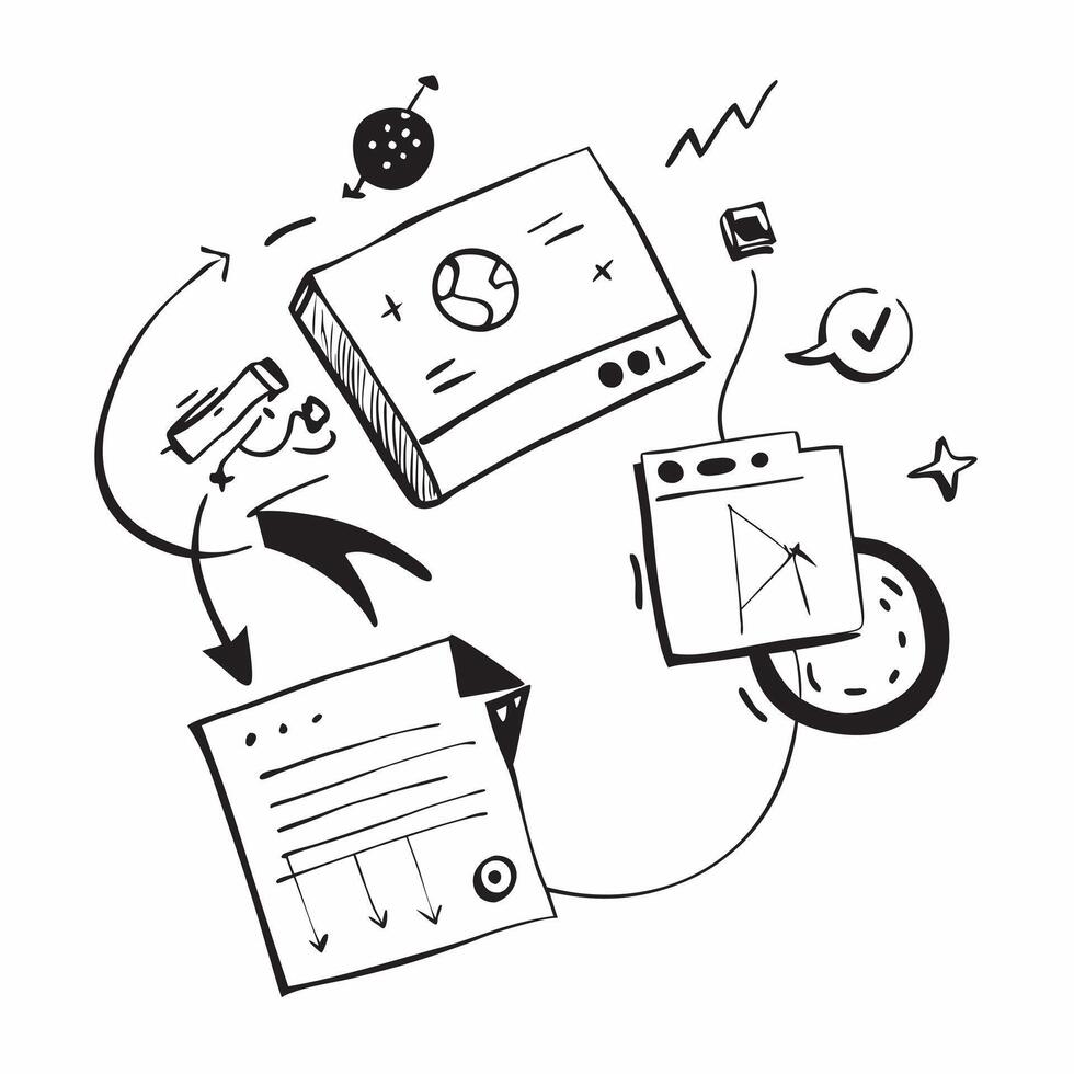 Digital transformation icon with space for text and graphics on a blue background concept as A modern digital transformation icon design featuring space for both text and graphics Dynamic Set 3 vector