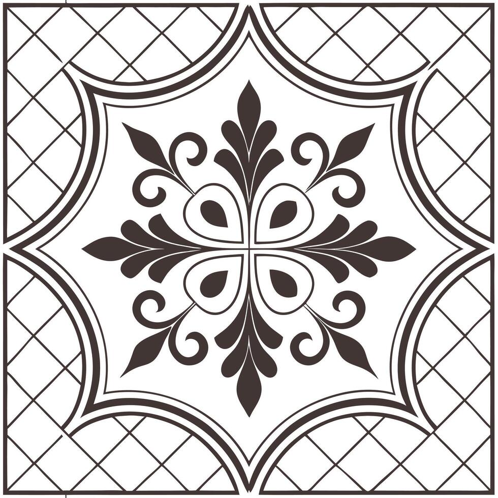 Curate detailed baroque style frame compositions elegant tile layouts balanced aesthetics seamless pattern for luxury appeal concept as Dramatic filigree blends harmoniously with Dynamic vector