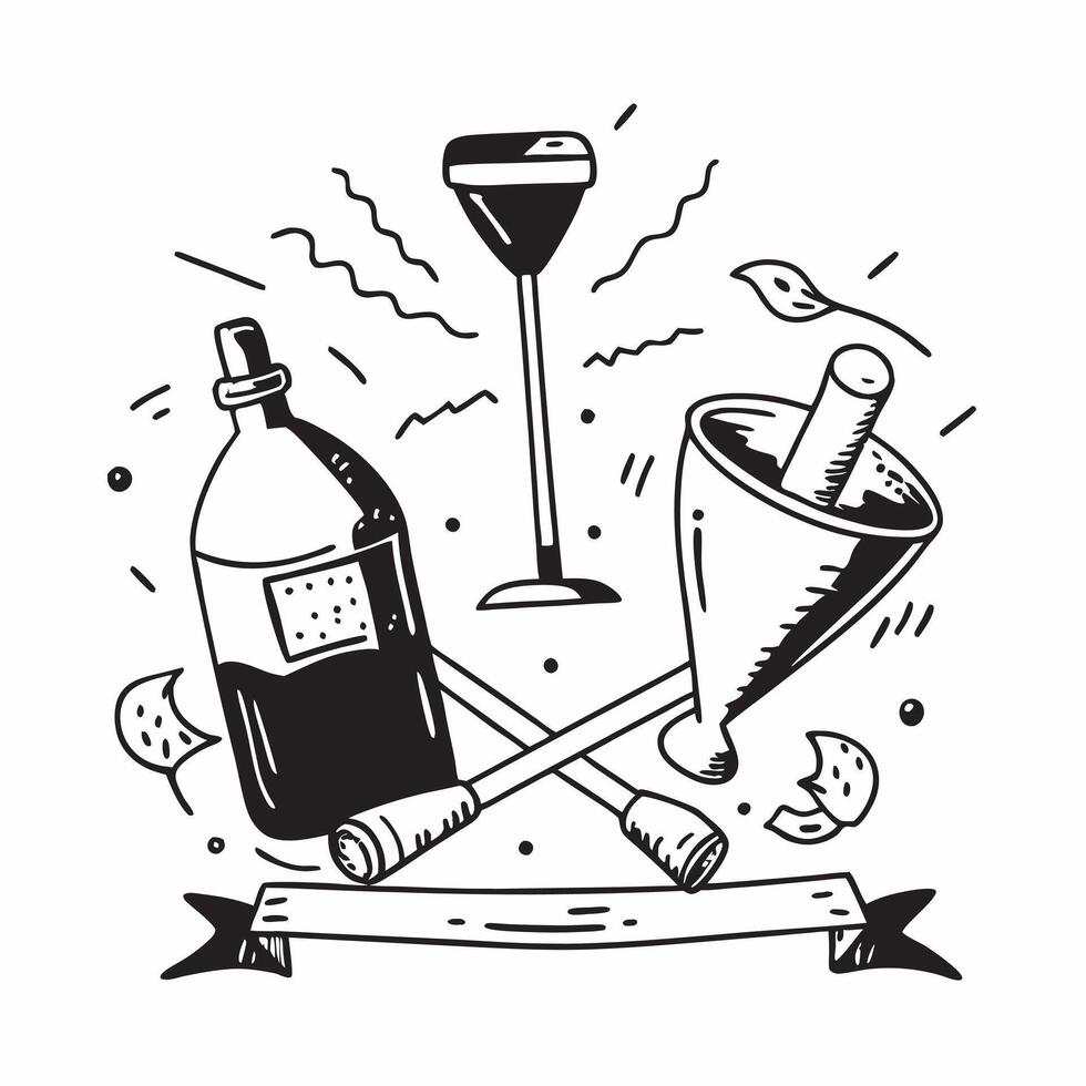 Craft cocktail making tools concept as High resolution image of craft cocktail making tools with a glossy backdrop showcasing the essential equipment for bartenders and mixologists Dynamic vector