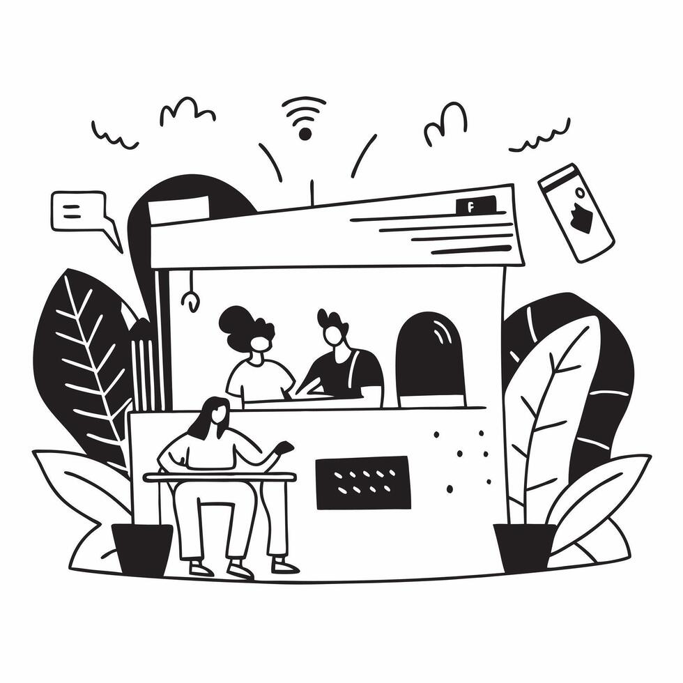 Couple relaxing in a shaded garden cafe concept as High resolution image of a couple relaxing in a shaded garden cafe to escape the heat highlighting comfort leisure and cool ambia Dynamic vector