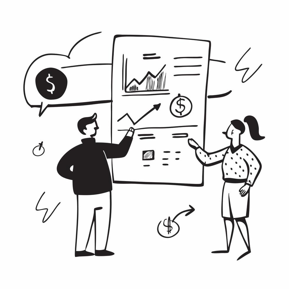 Couple planning retirement savings concept as High resolution image of a couple planning their retirement savings with a glossy backdrop emphasizing the importance of financial pla Dynamic Set 2 vector