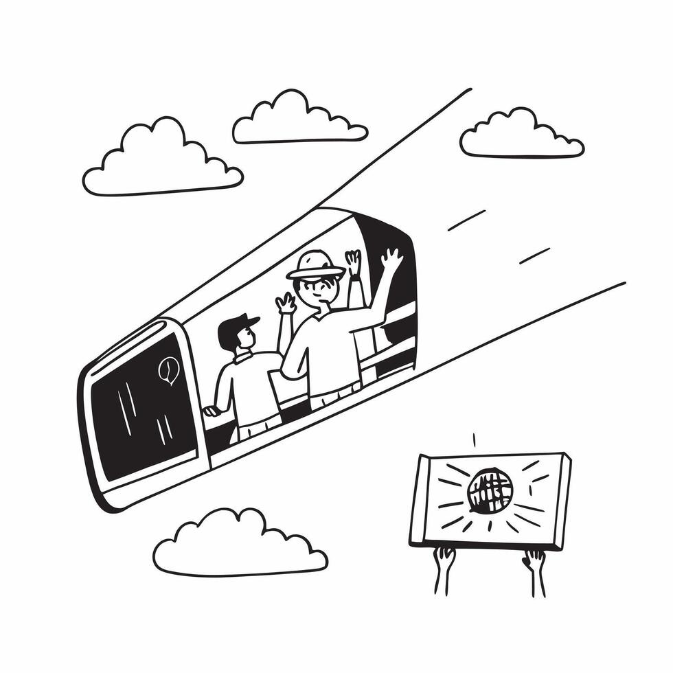 Couple enjoying a scenic train journey concept as High resolution image of a couple enjoying a scenic train journey to escape the heat capturing comfort adventure and breathtaking Dynamic vector