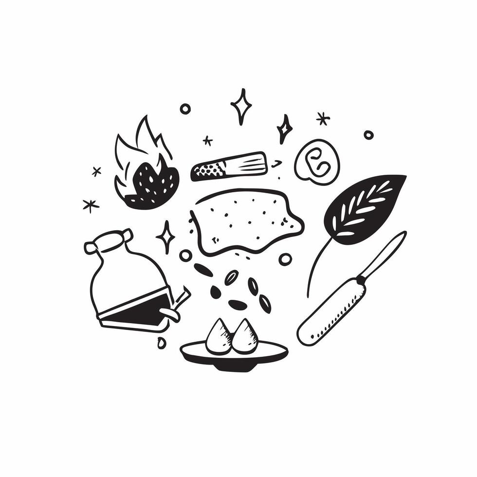 Cooking class with seasonal ingredients concept as High resolution image of a cooking class with seasonal ingredients and a glossy backdrop showcasing the fresh and timely componen Dynamic Set 2 vector