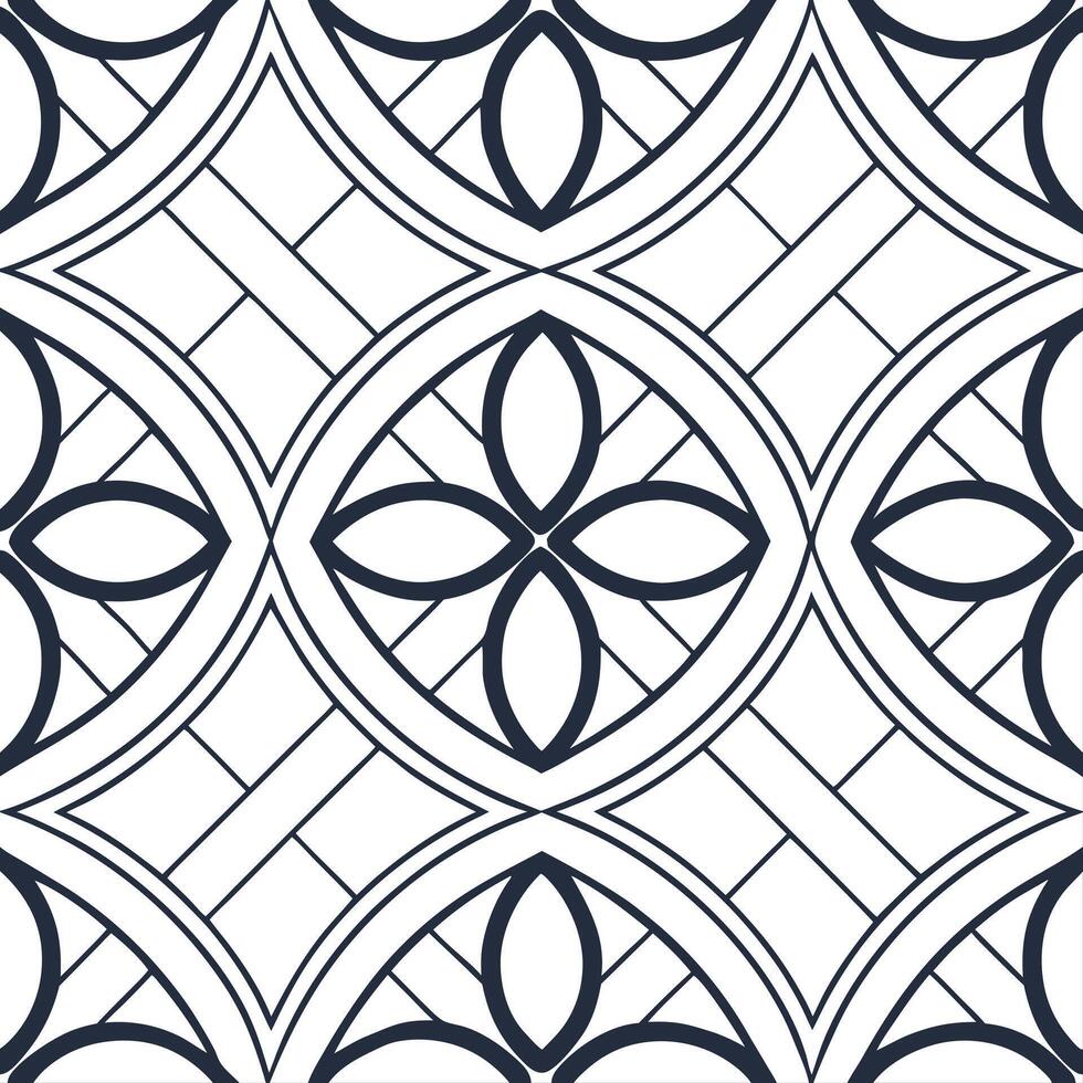 Contemporary frame seamless tile pattern with abstract designs and modern flair concept as Abstract contemporary frames create seamless tile patterns with modern flair adding styli Dynamic vector