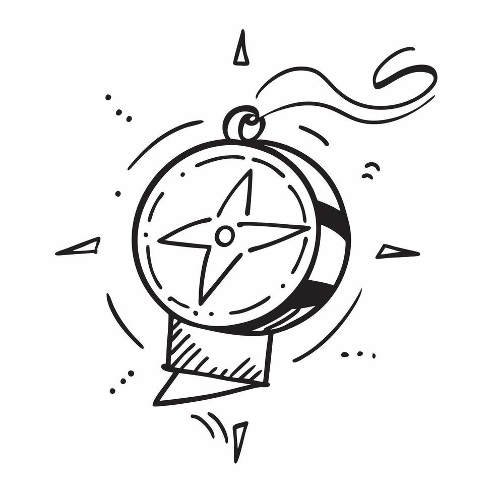 Compass symbol with copy space for strategic planning concept as A strategic planning oriented compass symbol with ample copy space ideal for visualizing long term travel goals obj Dynamic vector