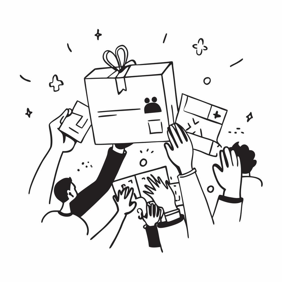 Community organizing a festive raffle for funds concept as High resolution image of a community organizing a festive raffle to raise funds during a crisis showcasing collaboration Dynamic Set 2 vector