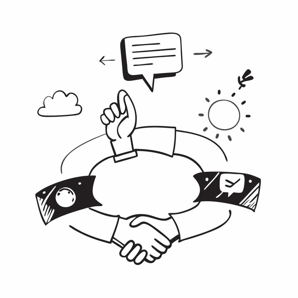 Collaboration point symbol with space for text on a blue background concept as A sleek collaboration point symbol with ample space for text on a blue background suitable for illust Dynamic vector