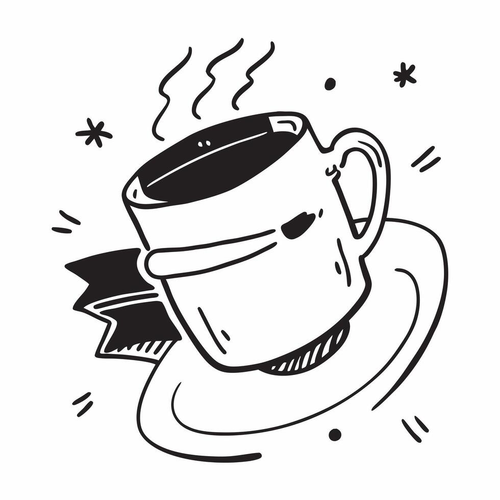Coffee mug icon with space for text and graphics on a blue background concept as A modern coffee mug icon design featuring space for both text and graphics on a blue background per Dynamic vector