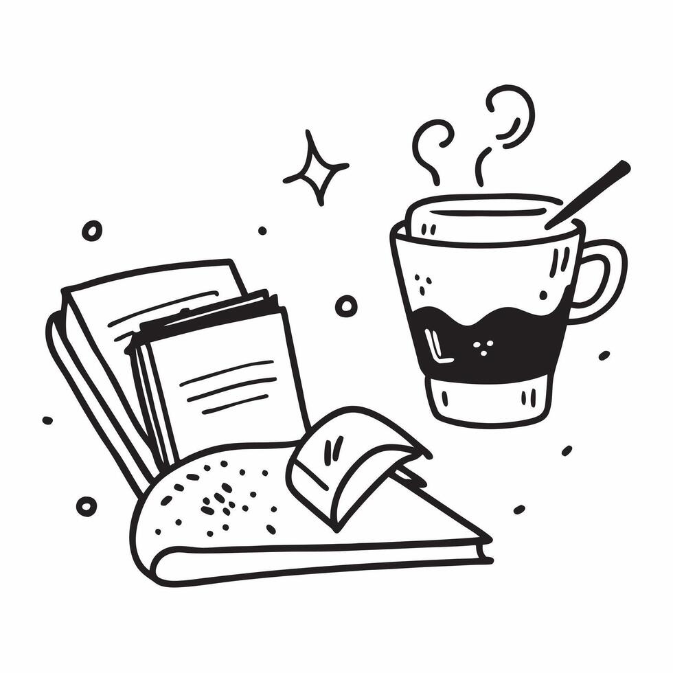Coffee and book pairing concept as High resolution image of a coffee and book pairing with a glossy backdrop capturing the cozy and relaxing experience of enjoying coffee while rea Dynamic vector