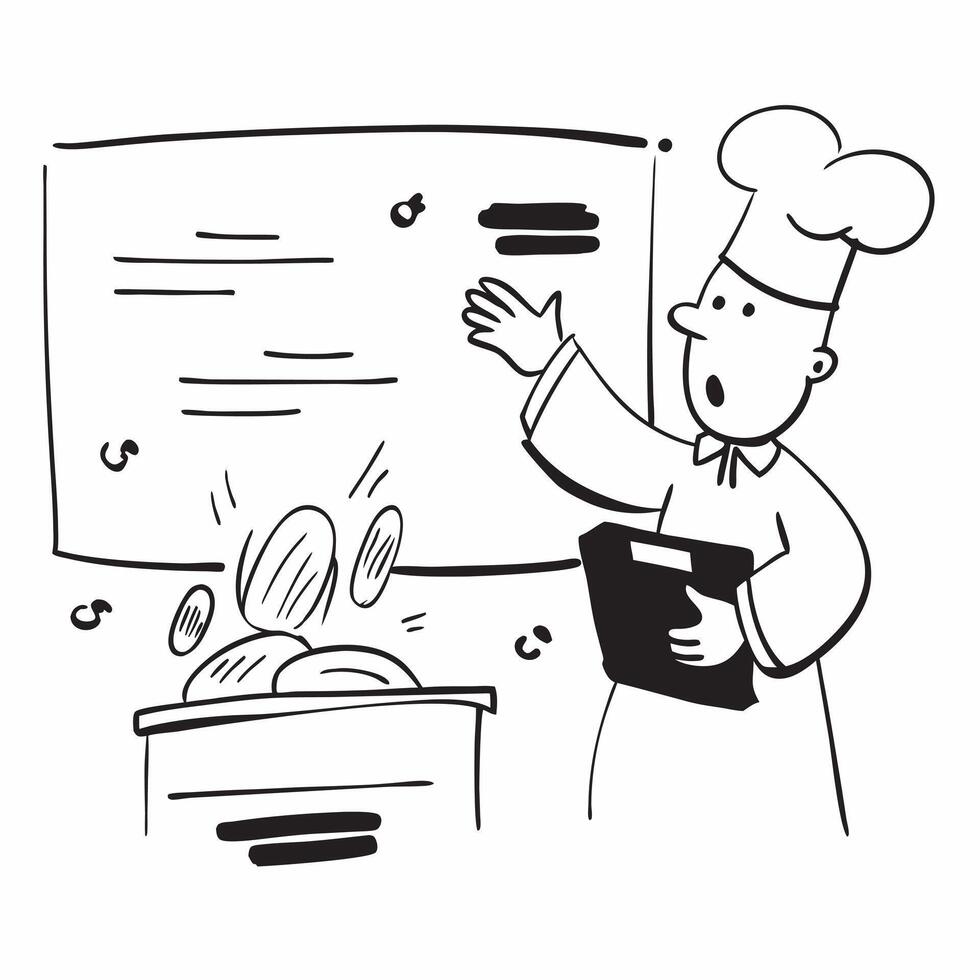 Chef teaching a cooking class concept as High resolution image of a chef teaching a cooking class with a glossy backdrop highlighting the hands on learning experience and culinary Dynamic Set 2 vector
