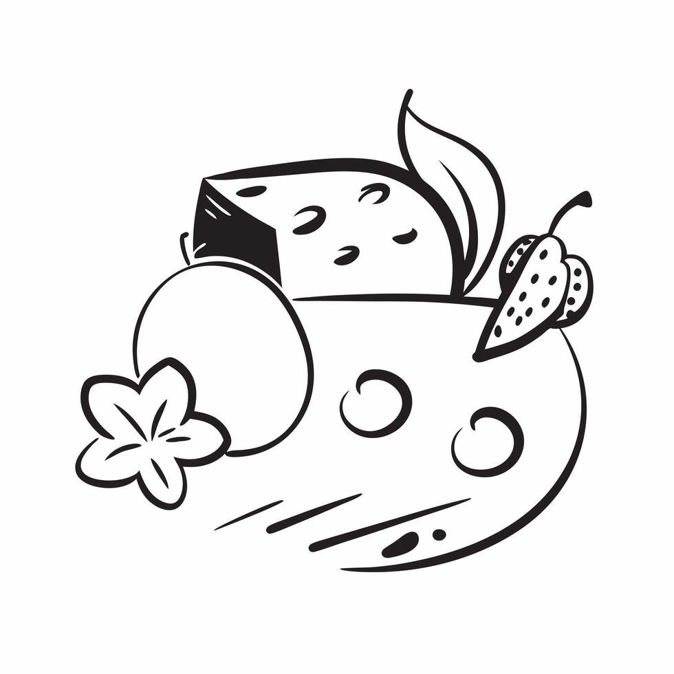 Cheese and grapes icon with copy space for infographics concept as An infographic ready cheese and grapes icon with copy space designed to convey food pairings dinner ideas and cul Dynamic vector