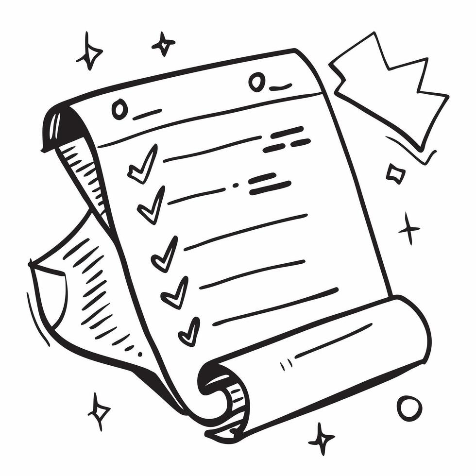Checklist illustration with space for text and graphics concept as An illustrative checklist design featuring ample space for both text and graphics perfect for illustrating readin Dynamic vector