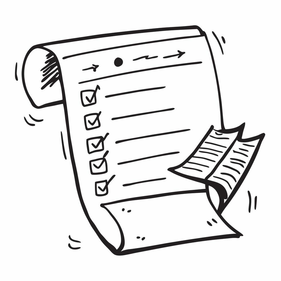 Checklist symbol with copy space for strategic planning concept as A strategic planning oriented checklist symbol with ample copy space ideal for visualizing long term goals object Dynamic vector