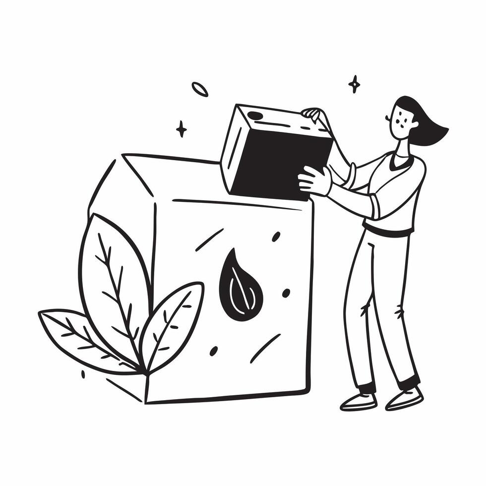 Celebrity endorsing a mockup plant based food box concept as A celebrity endorses a mockup plant based food box focusing on health and environmental benefits Ideal for food and li Dynamic vector