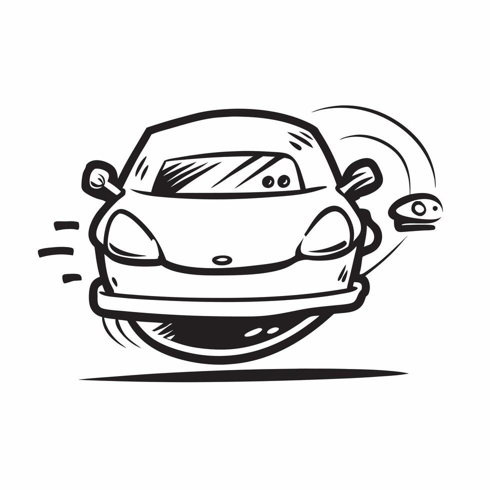 Car icon with copy space on a blue background concept as A image of a car icon with ample copy space on a blue background perfect for automotive and driver themed visuals i Dynamic Set 2 vector