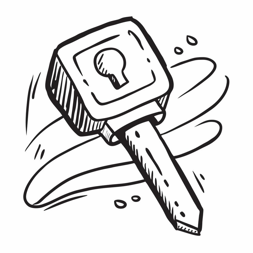 Car key icon with copy space on a blue background concept as A image of a car key icon with generous copy space on a blue background perfect for automotive and security them Dynamic vector