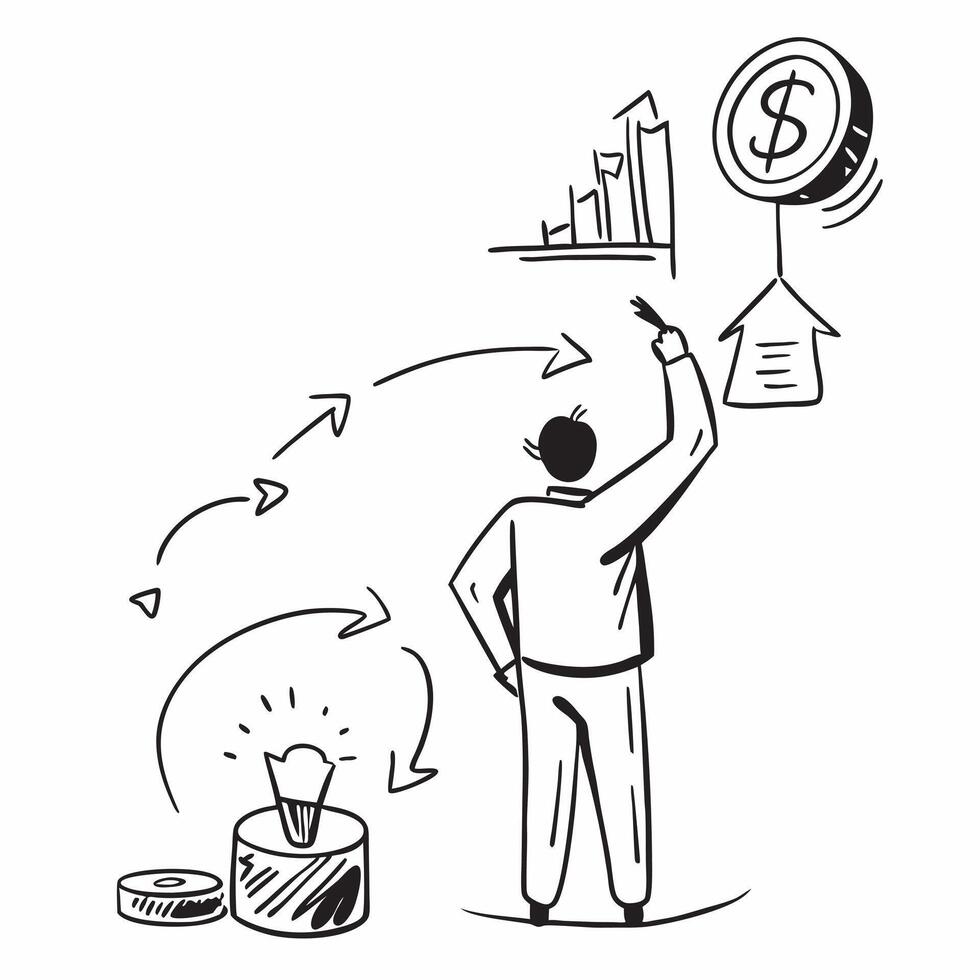 Businessman achieving financial goals concept as High resolution image of a businessman achieving financial goals showcasing success professional growth and financial accomplishmen Dynamic Set 2 vector
