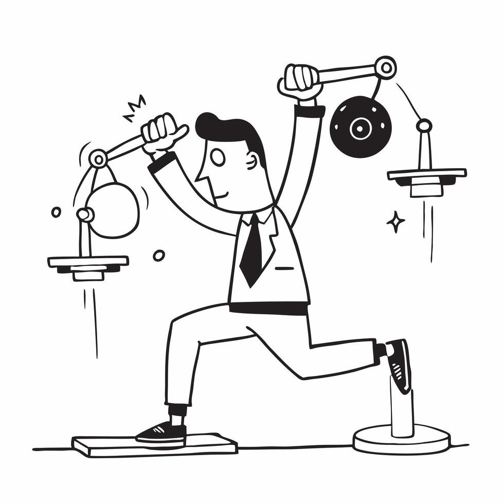 Businessman enjoying a workout at a gym after work concept as High resolution image of a businessman enjoying a workout at a gym after work capturing the balance between physical f Dynamic vector