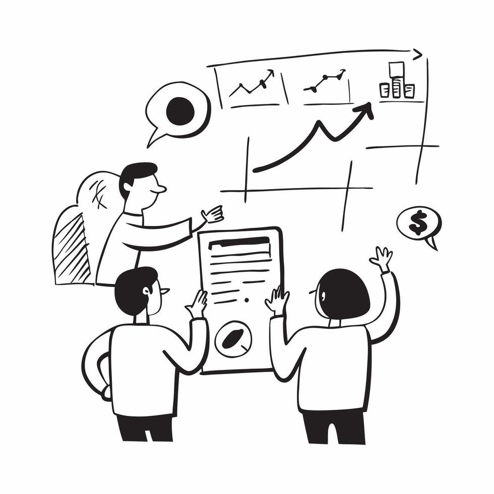 Business team discussing growth strategies concept as High resolution image of a business team discussing growth strategies showcasing planning innovation and professional success Dynamic Set 2 vector